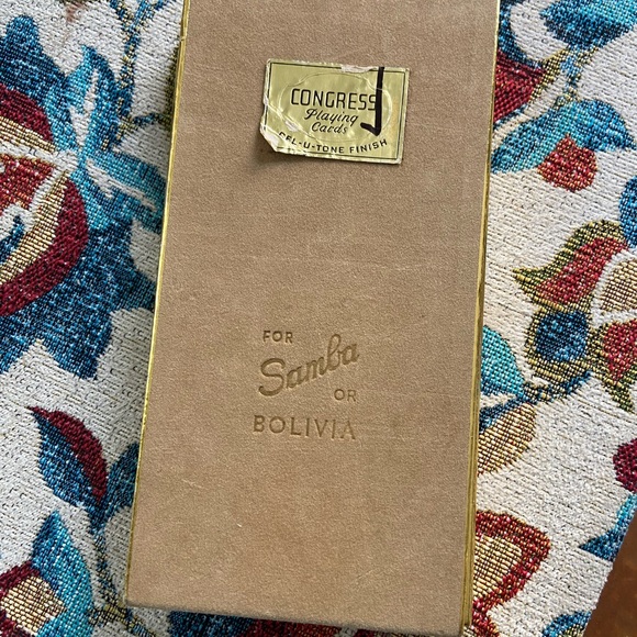 Congress set of 3, Cel-U-Tone playing cards from the 1950’s - Picture 3 of 8